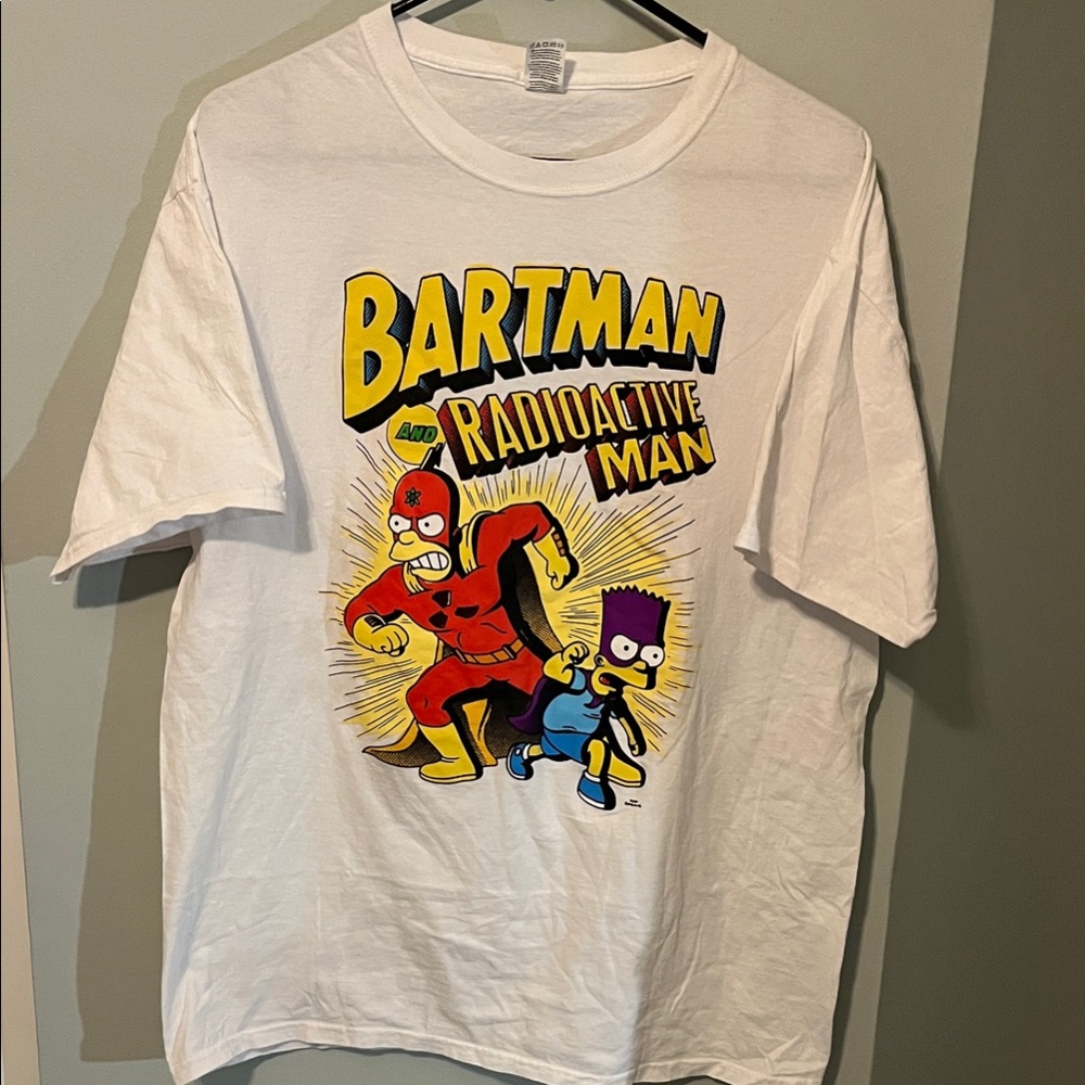Vtg Bartman and Radioactive Man Graphic Tee - Adult Size Large